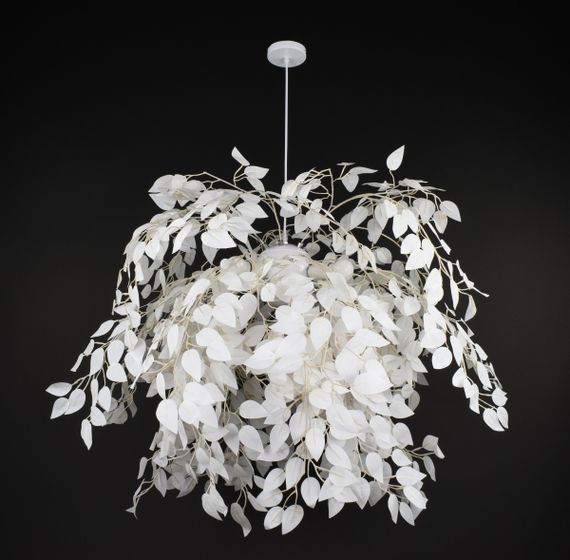 Люстра підвісна на 4 лампочки 27726 Білий 70-210х120х120 см.