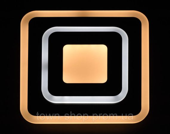 Светильник потолочный LED 2234/350-bk-k Черный 4х35х35 см. | Зображення 4