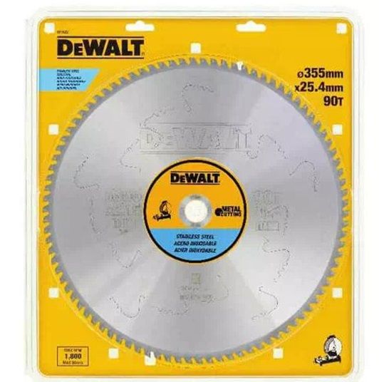 Диск пилковий DeWALT METAL CUTTING 355 х 25.4 мм (DT1922)