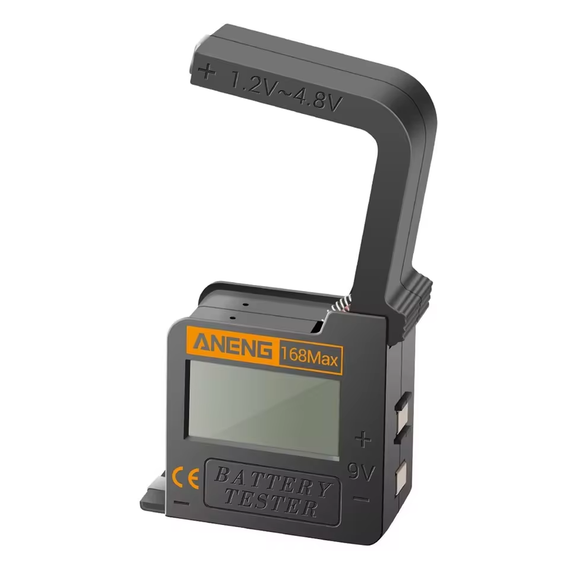 Тестер батарейок ANENG 168 Max універсальний цифровий AA AAA C D 9V 3.7V