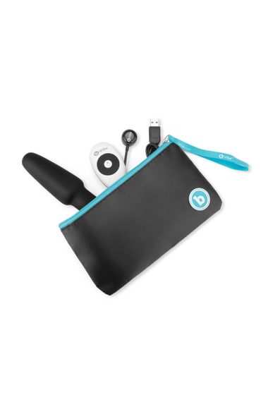 Анальная пробка с вибрацией и пультом управления B-VIBE RIMMING PLUG 2, черная Sex Aura | Зображення 7