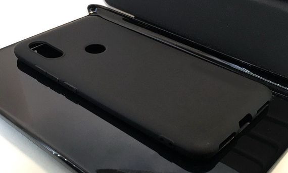 Чохол Силіконовий (TPU) SMTT накладка для Xiaomi Note 6 Чорний | Зображення 2