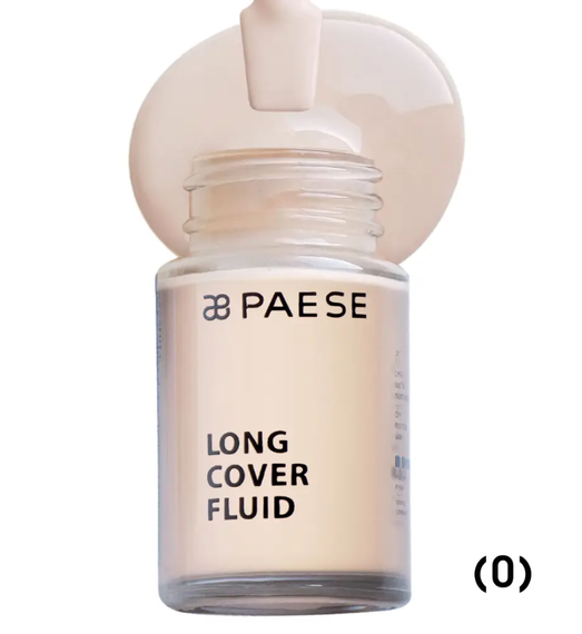 Тональний крем Paese Long Cover Fluid - 0 Nude (30 ml) | Зображення 1