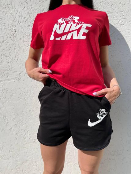 Жіночий літній комплект червоний