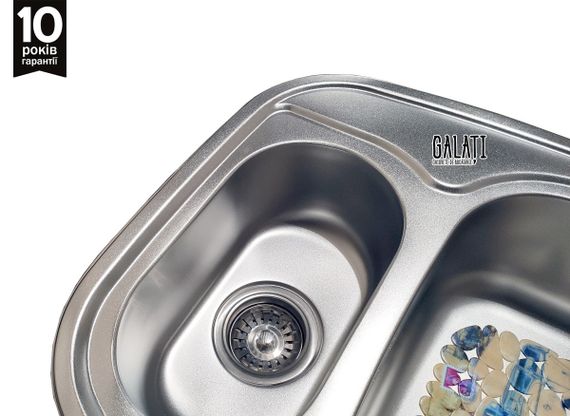 Кухонная мойка GALATI Rampă 1.5C Satin | Зображення 5