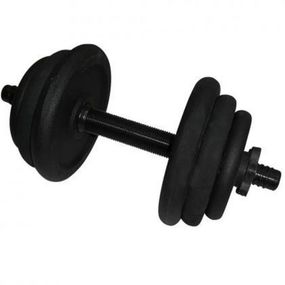 Гантель наборная литая NE-300-GP013, 12,5 кг, черный