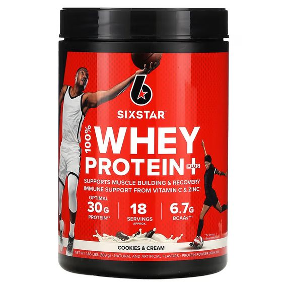 Протеїн Six Star 100% Whey Protein Plus 839 g (Cookies &amp; Cream)
