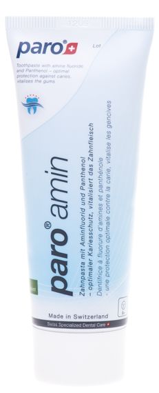 Зубна паста на основі амінофториду 1250 ppm paro® AMIN, 75 мл
