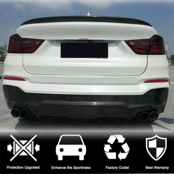 Спойлер P-Style (Карбон) для BMW X4 F-26 2014-2018 рр | Зображення 1