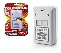 Электронный ультразвуковой отпугиватель насекомых и грызунов Riddex Pest Repelling Aid для улицы природы | Зображення 4