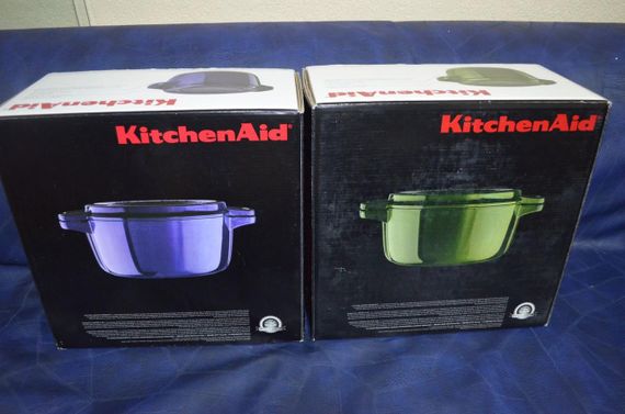 Кастрюля с крышкой-гриль, чугунная KitchenAid KCPI60CRIG Professional Cast Iron, 3,8 л, 24см | Зображення 4