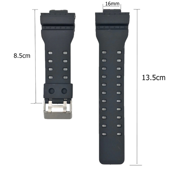 Спортивный ремешок Primo Wide 2Pin для часов Casio G-Shock (GA-100 / GA-200 / G-8900 / GD-120) | Зображення 2