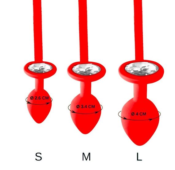 Чоловічі труси XS-2XL із силіконовою анальною пробкою Art of Sex - Joni plug panties size L Red | Зображення 2