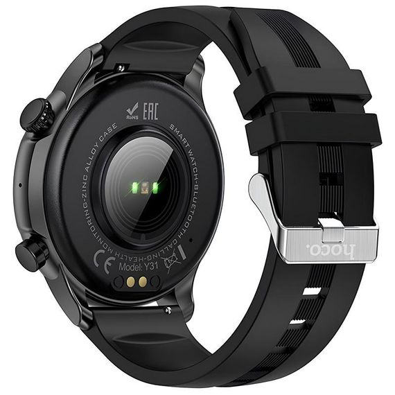 Смарт-часы Hoco Smart Watch Y31 Smart sports watch (call version) Black | Зображення 2
