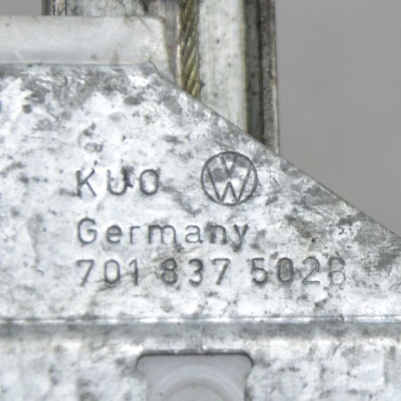 Склопідйомник передній правий механічний Volkswagen Transporter T4 1990-1996 Фольксваген Транспортер т4 701837502B | Зображення 2