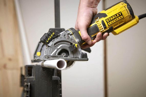 Пила циркулярная компактная сетевая STANLEY FATMAX FME380K | Зображення 7