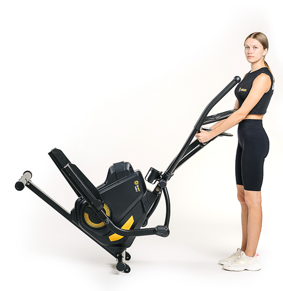 Електромагнітний орбітрек Besport BS-1105 TOPHILL-E чорно-жовтий | Зображення 7