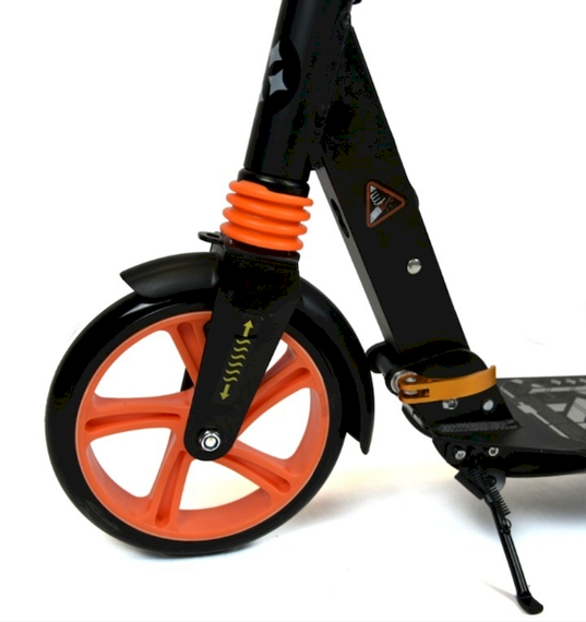 Самокат двухколесный городской Scooter City 682 Черный | Зображення 4