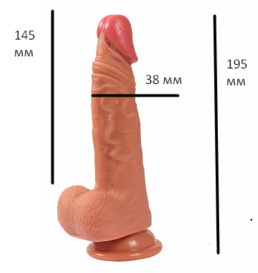 Фалоімітатор "Evan penis", місткий Sex Aura | Зображення 2