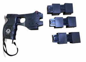 Самый Мощнейший Парализатор (шокер) Стреляющий электрошокер Taser Stage Eagle USA + лазер Топ Продаж + 6 Картриджа