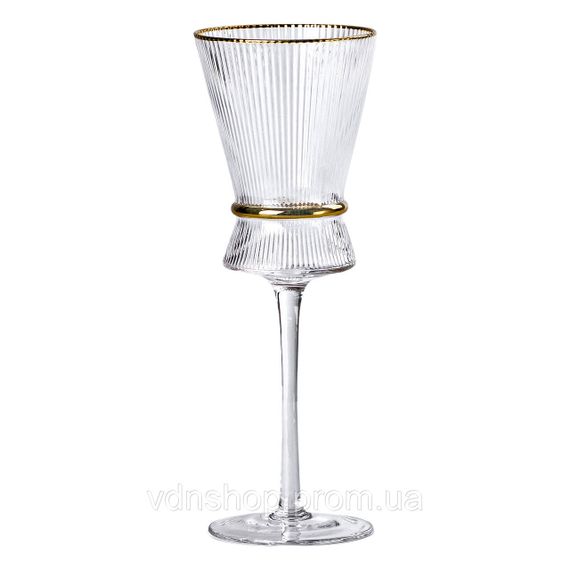 Набір з 6 келихів з високими тонкими ніжками, 300 мл, для вина HP-16-7 | Зображення 1