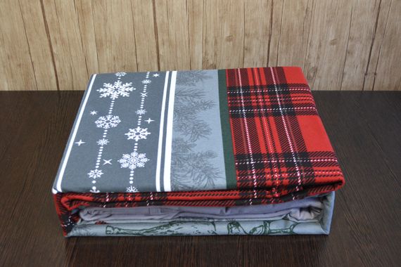 Комплект постільної білизни First Choice Flanel 200×220 см Happinies Red | Зображення 4