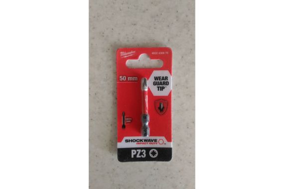 Біта SHOCKWAVE (PZ3, 50 мм, 1 шт.) Milwaukee 4932430870 | Зображення 1