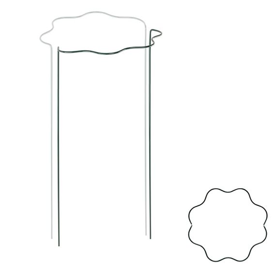 Хвиляста кільцева опора для рослин Bradas 1/2 кола, Ø 30 см, висота 85 см (TYRP4F3085) | Зображення 1