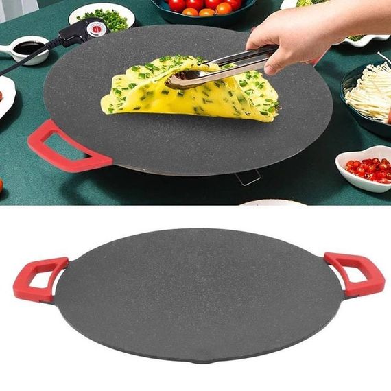 Електричний лист для смаження гриль з антипригарним покриттям RAF R.5304 1800W Варильна поверхня PH-57