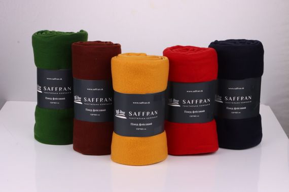 Плед Saffran флисовый 130х160 цвет зеленый-мягкий и нежный плед из флиса | Зображення 2