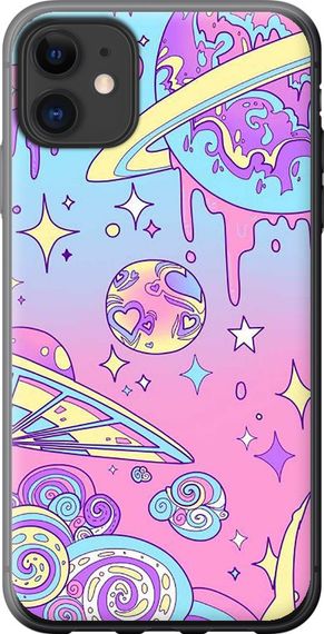 Чехол на iPhone 11 Розовая галактика "4146u-1722-17620"