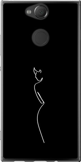 Чехол на Sony Xperia XA2 H4113 Силуэт1 "4590u-1357-17620"