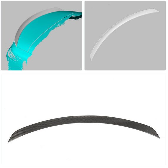 Спойлер (кабріолет, Карбон) для Mercedes S-class C217 Coupe 2014-2020 рр | Зображення 1