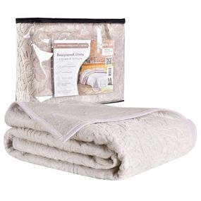 Покривало IDEIA 87211 Туреччина Євро  Бавовна Бежевий