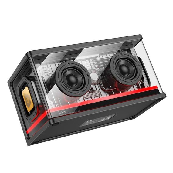 Портативна колонка HOCO BS62 Flash cold energy 2.1 desktop BT speaker Black | Зображення 2