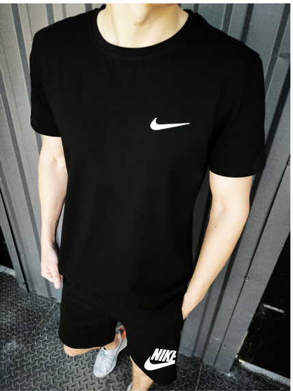 Літній чоловічий комплект Nike футболка + шорти | Зображення 2