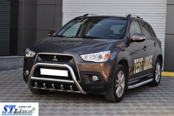 Кенгурятник WT003 (нерж.) для Mitsubishi ASX 2010-2023 гг | Зображення 2