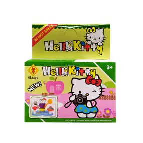 Конструктор дитячий Hello Kitty ігровий конструктор Котик для дівчат розвиваючий конструктор дитячий  Пластико