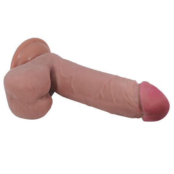 Фалоімітатор на присосці, з ефектом ковзної шкіри LyBaile - Sliding Skin 8.1”, BW-008017LP-1 Sex Aura | Зображення 5
