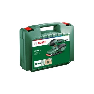 Шлифовальная машина Bosch PSS 200 AC 200Вт, платформа 93x230, 24000 цв/мин, 1.6кг (0.603.340.100) | Зображення 1