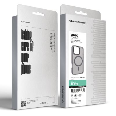 Чехол для мобильного телефона Armorstandart Uniq MagSafe Apple iPhone 16 Pro Titanium Grey (ARM79506) | Зображення 1