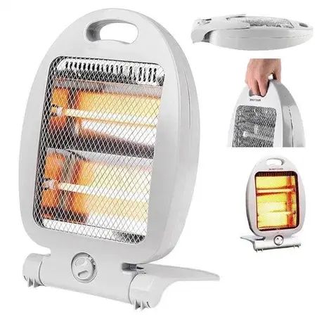 Настільний інфрачервоний обігрівач Domotec MS-5952 800W Білий (210082) | Зображення 2