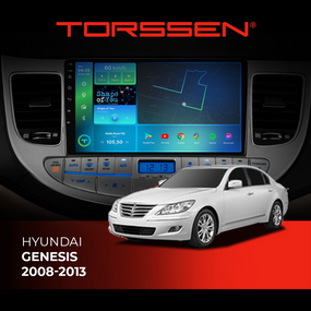 Штатна магнітола Torssen Hyundai Genesis 2008-2013 F96128 4G Carplay DSP