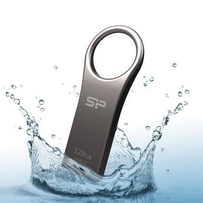 USB флеш накопичувач Silicon Power 128GB Jewel J80 Titanium USB 3.0 (SP128GBUF3J80V1T) | Зображення 5