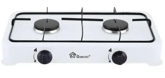 Настільна газова плита Domotec MS-6602/4063 на 2 конфорки Біла | Зображення 3