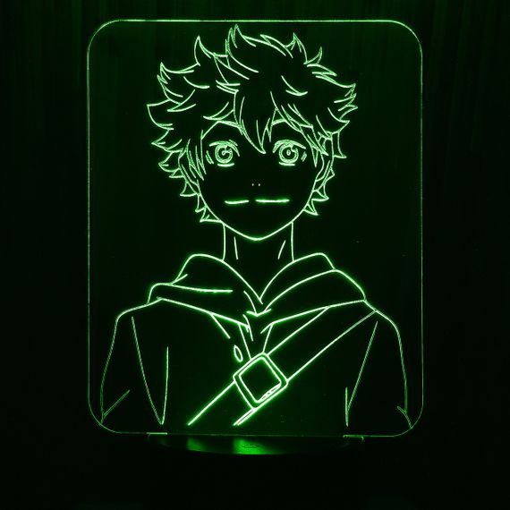 Акриловый светильник-ночник Шоё Хината зеленый tty-n000339