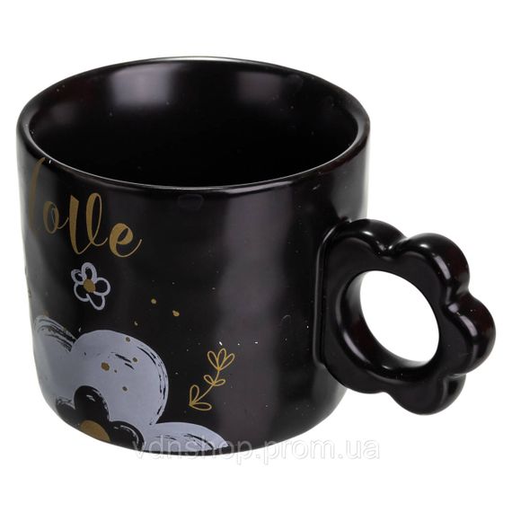 Чашка для чаю та кави порцелянова Love 420 (мл) гарна оригінальна кружка на подарунок FM-14B | Зображення 2