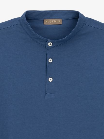 Футболка однотонна чоловіча GENUA G01215-0002 S Синій shop (2000999633034) | Зображення 1
