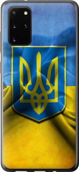 Чехол на Samsung Galaxy S20 Plus Флаг и герб Украины 1 "375u-1822-17620"