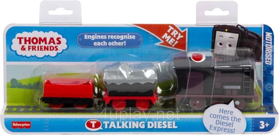 Паровозик Томас и друзья Моторизованный говорящий поезд Дизель Thomas & Friends Motorized Diesel Talking Train | Зображення 1